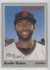2019 Topps Heritage Minor League Edition Sandro Fabian #81 0c4
