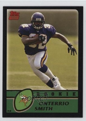 2003 Topps Rookie Black 40/150 Onterrio Smith #336 Rookie RC 9bp