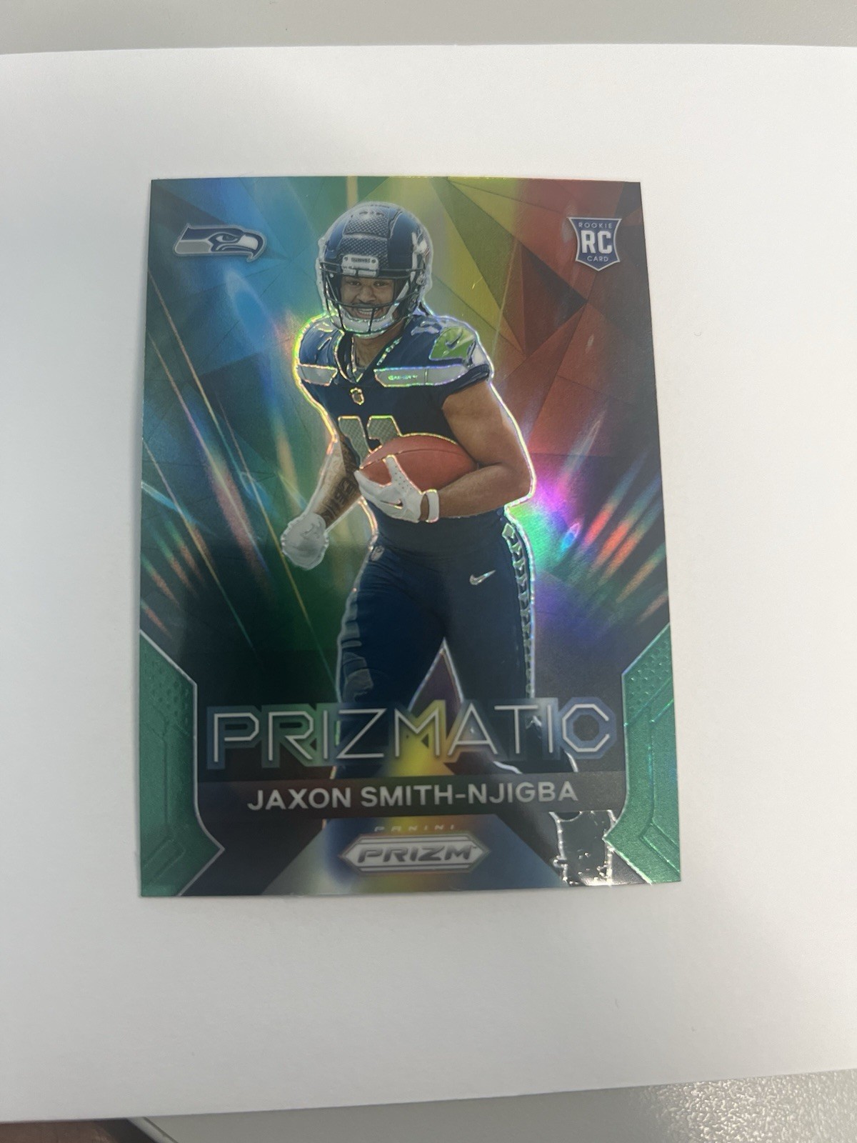 2023 Panini Prizm - Prizmatic Jaxon Smith-Njigba #1 Silver Prizm (RC)