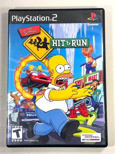 The Simpsons: Hit & Run (PlayStation 2, 2003) PS2 CIB