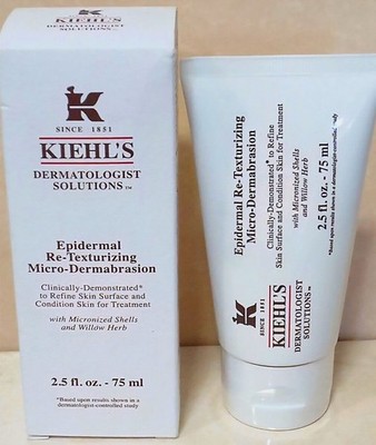 Kiehl's Epidermal Re-Texturizing Micro Dermabrasion Scrub 2.5 fl oz - 75ml NIB