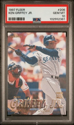 1997 Fleer Ken Griffey Jr. #206 PSA 10