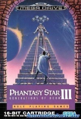SEGA Mega Drive Spiel - Phantasy Star III mit OVP sehr guter Zustand