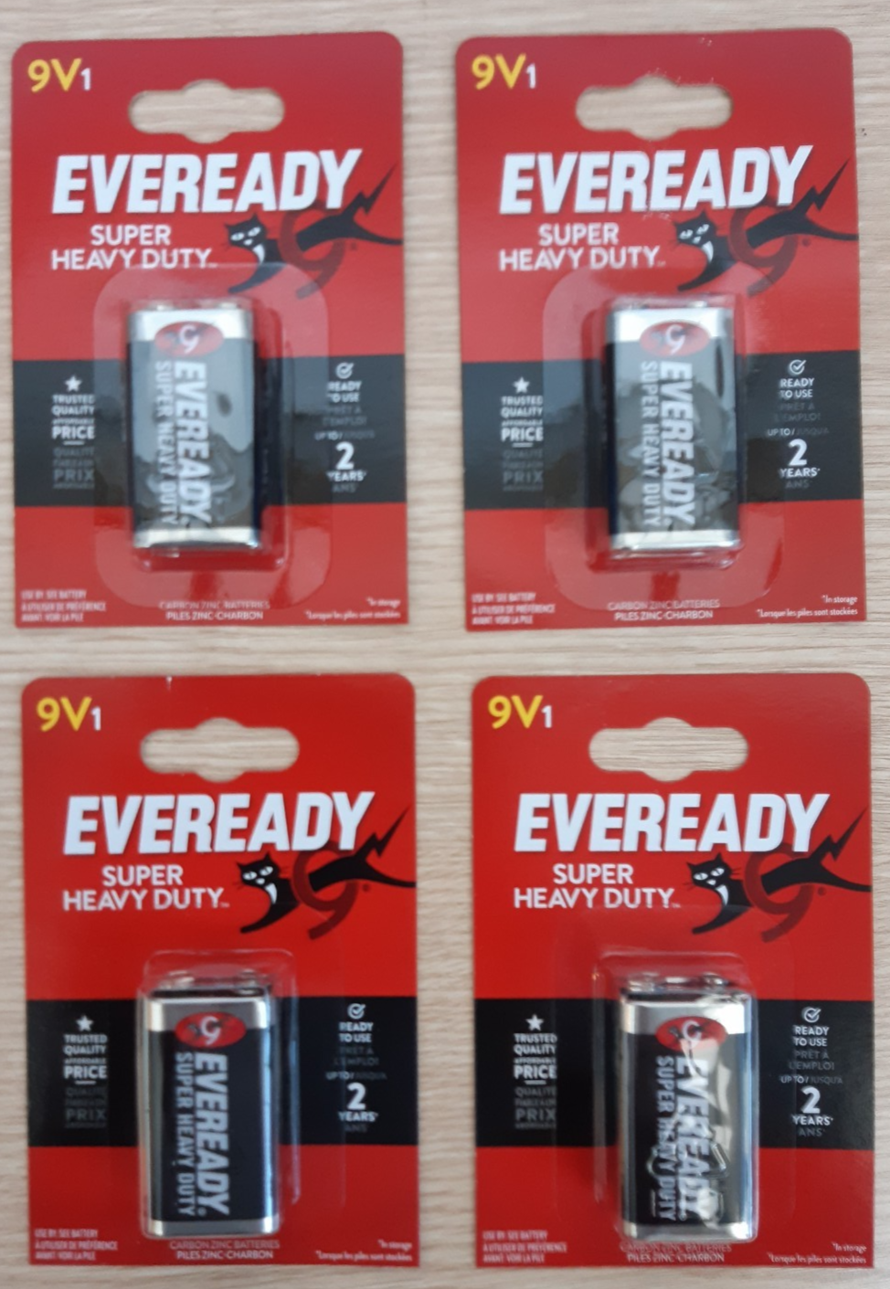 Pack of 1 Eveready Super Heavy Duty 9V Zinc Batteries for Backup Power - Image 10