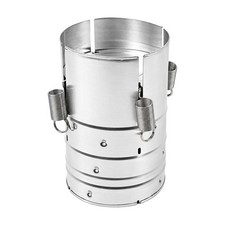 Stainless Steel Ham Press with Spring Handles Reusable for Home Cooks