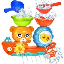 Baby Bath Toys for Kids Ages 1-3 Toddler Bath Toy Bear Bathtub Toys for Babie...