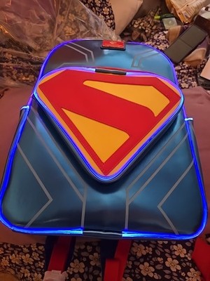 Loungefly Superman Light Up Glow Full-Size Backpack | eBay