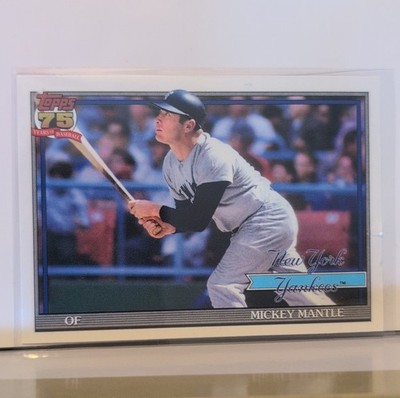Topps 75 Years Baseball Mickey Mantle Yankees Card T91-48 2026 | eBay