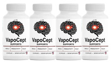 (4 Pack) VapoCept Nootropic Brain Health Support Formula, VapoCept Capsules