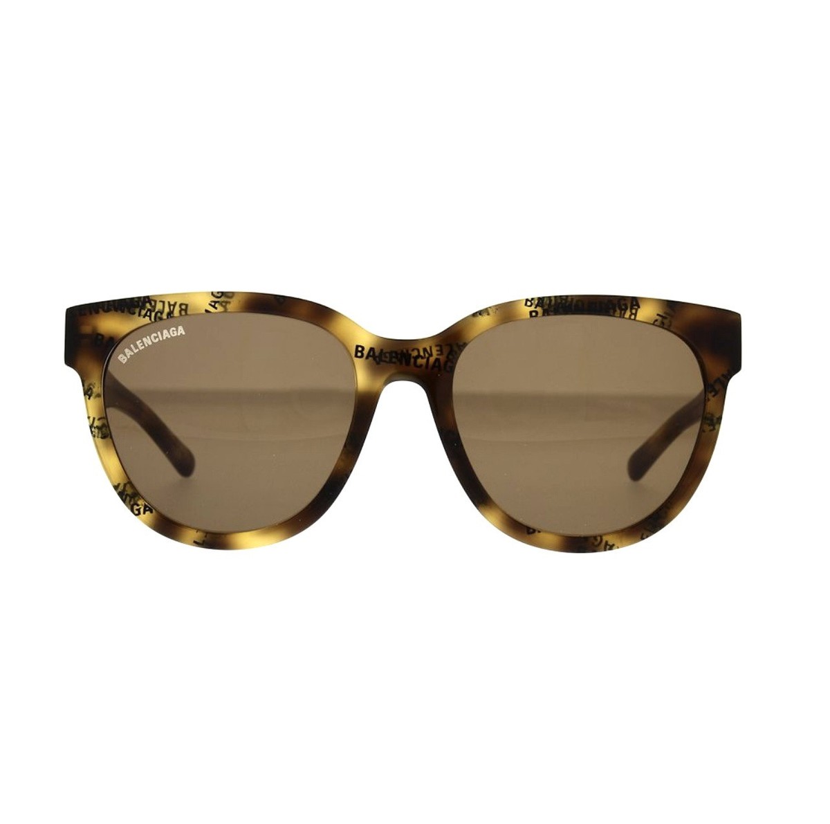 BALENCIAGA BB0077SK Brown Lens Cat Eye Shape Dark Havana  display picture 1