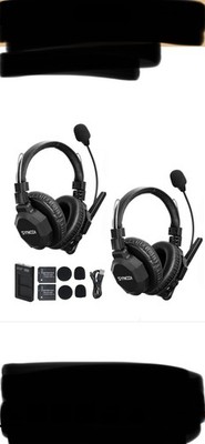 SYNCO XTALK XMAX2 Wireless Intercom Headset Dual Ear Communication System 2pcs
