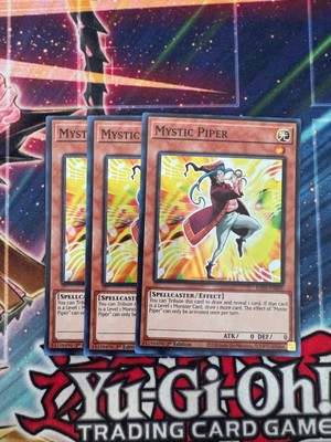 3x Mystic Piper - RA04-EN005 - 1st Super Rare NM