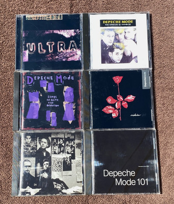 Depeche Mode 6 CD Lot - Violator + 101 2CD +Ultra +Songs of Faith + The Singles