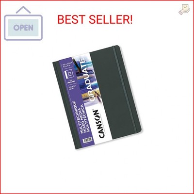 Canson Graduate Mixed Media Paper, Hard Cover Art Journal, 8.5x11 inches, 36 She