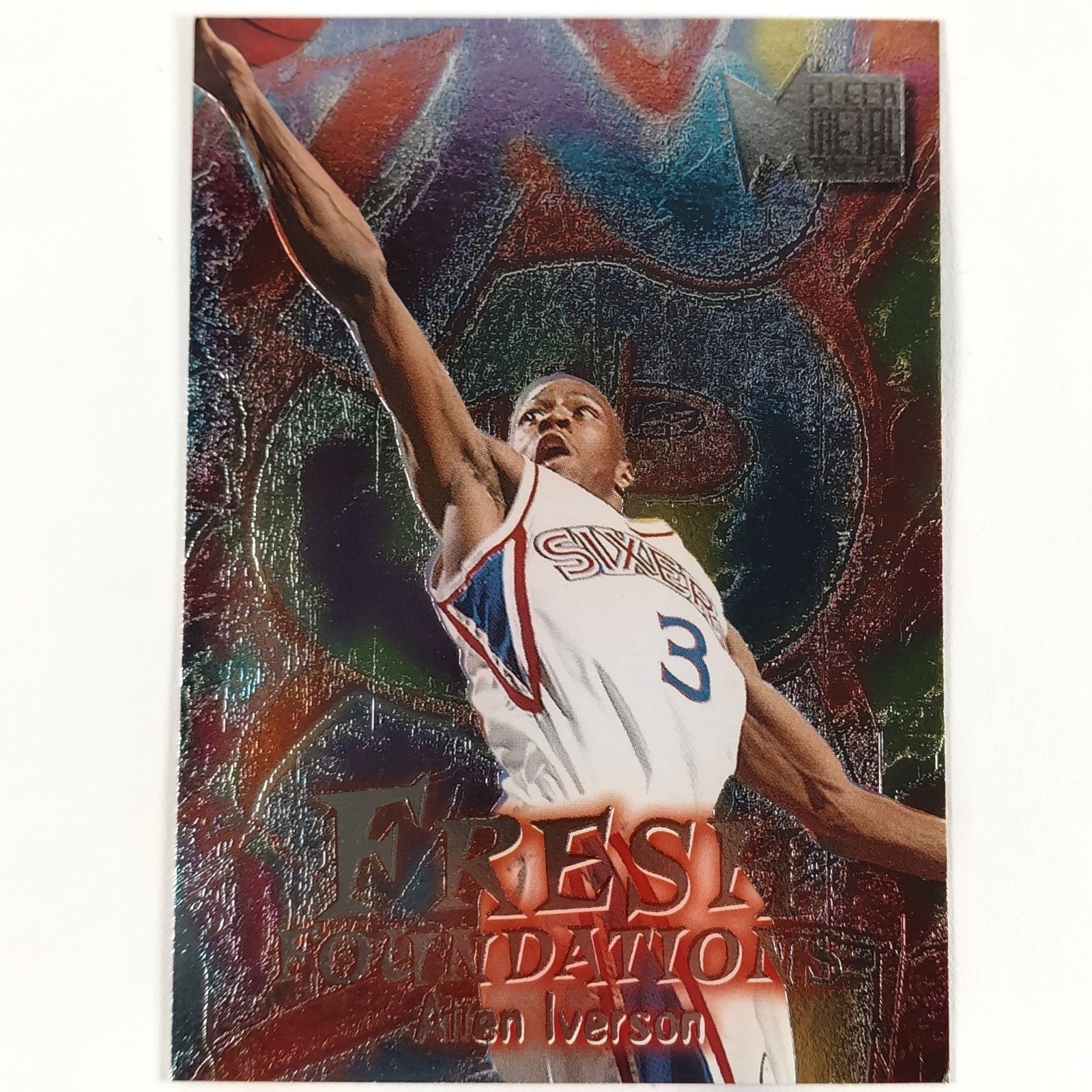 1996-97 Fleer Metal - Fresh Foundations Allen Iverson #236 (RC)