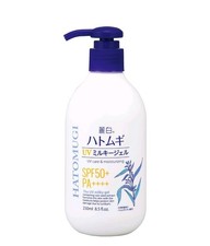 KUMANO Reihaku Hatomugi UV Milky Gel 250ml  SPF50+ PA++++ moisturizing 3.43 per gallon