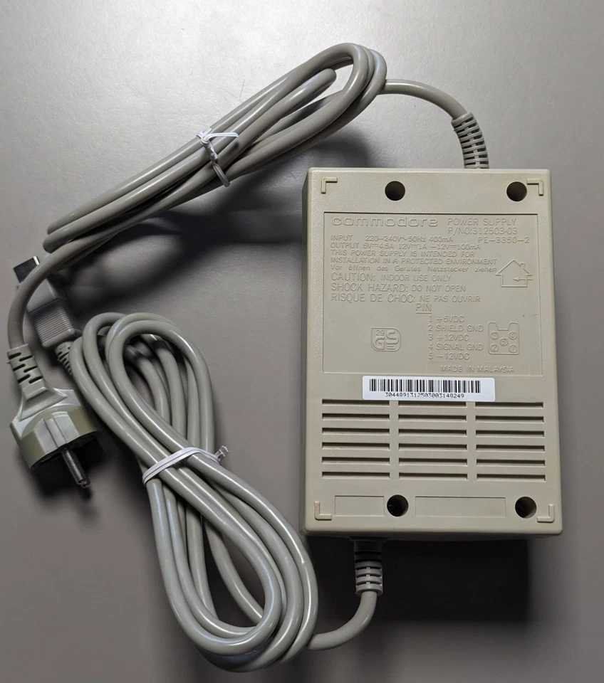 Vintage Genuine Commodore Power Supply PSM-500 Amiga Computer Power Adapter NEW! - Image 2 of 4
