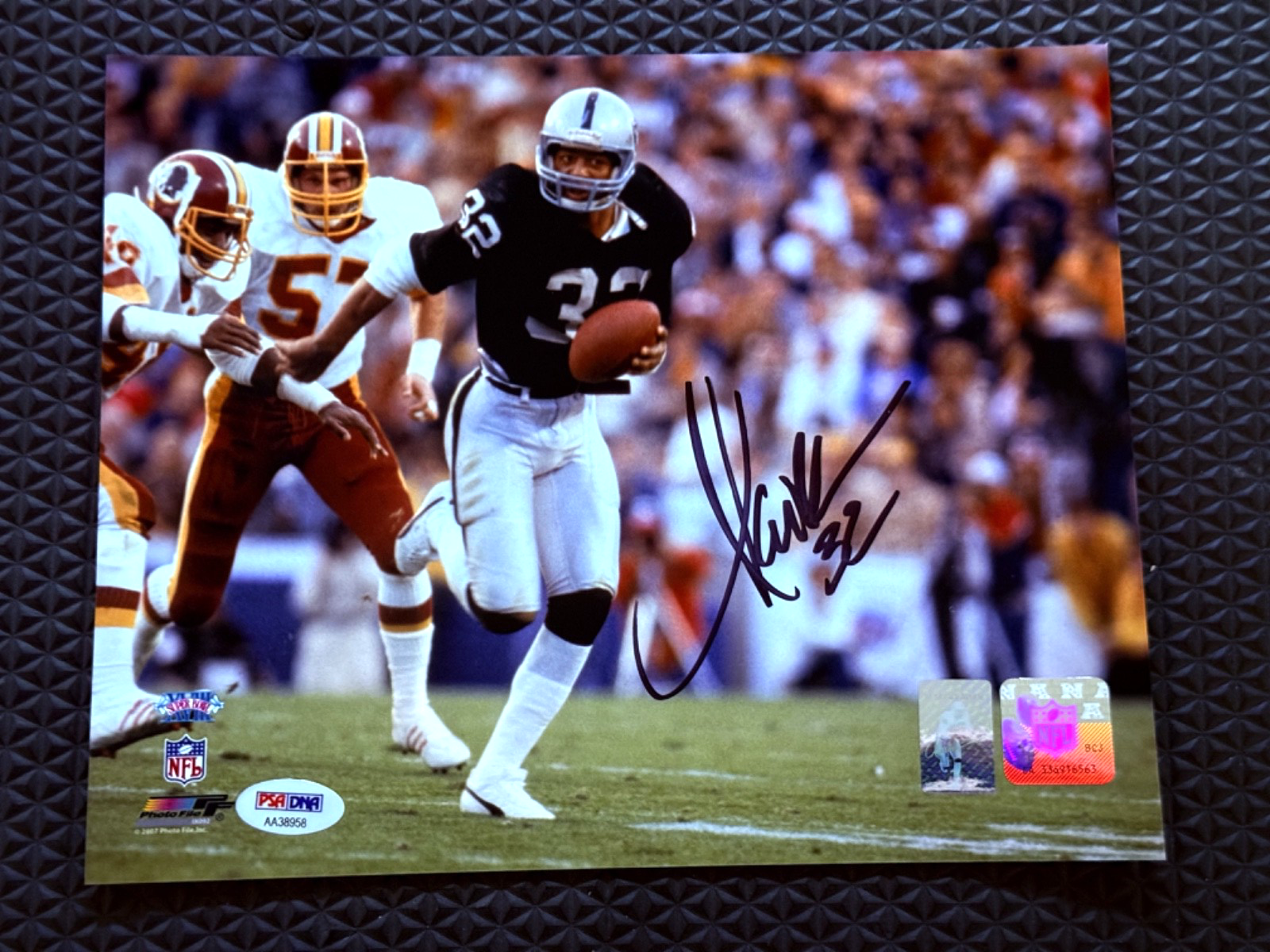 Marcus Allen Autographed Signed Oakland Raiders 8x10 Photo Raiders PSA DNA 