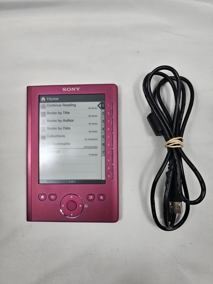 Sony PRS-300 Digital Book Reader Pink eBook Reader - Neuer Akku - sehr guter Zustand