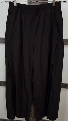 Zyia Active Womens Workflow Wide Leg Pants XXL? 👀fits Med, Black Crop Capri - Picture 3 of 9