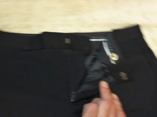 Banana Republic Damen Hose Größe 8 Sloan Fit Schwarz Stretch Reißverschluss Schlaghose - Bild 6 von 10