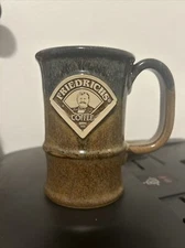 Friedrichs Coffee Mug Pottery By Sunset Hill Stoneware Brown & Blue 5.25” Tall