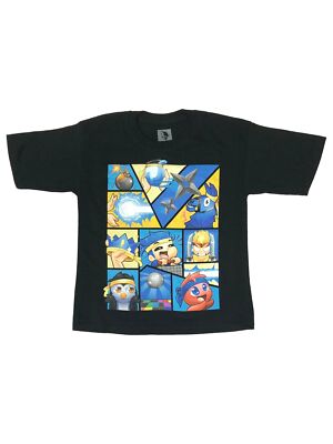 Ninja Boys Black Short Sleeve Fortnite Loot Tee Shirt Gamer T-Shirt
