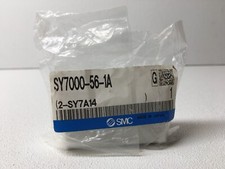 New! (Lot of 2) SMC SY7000-56-1A end block assembly SY7000561A (#60222)