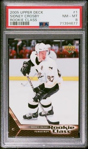2005-06 Upper Deck Rookie Class Sidney Crosby Rookie Card #1 PSA 8 | eBay