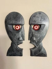 Division Bell - Pink Floyd - Sculpture Heads - Wall Decor