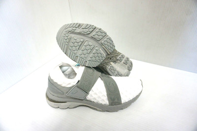 Asics woman's kayano 25 OBI running shoes white grey size 9.5 us
