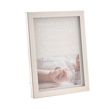 Bambino Metal Grandchildren Photo Frame 6' X 4' with Wording