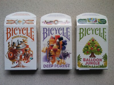 BICYCLE Surrealism Deep Forest Balloon Jungle set #A9 playing cards spielkarten
