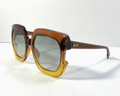 Christian Dior Gaia Oversized Chunky Brown to Orange Fade  display picture 2