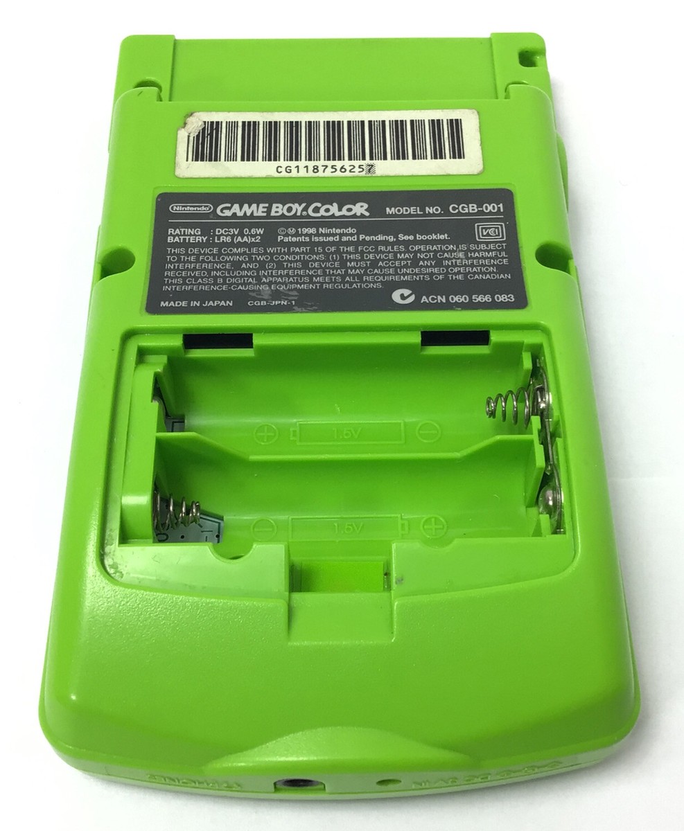 外装新品 GAMEBOY COLOR グリーン CGB-001 任天堂 Nintendo Game Boy Color CGB-001 Authentic New Shell & New