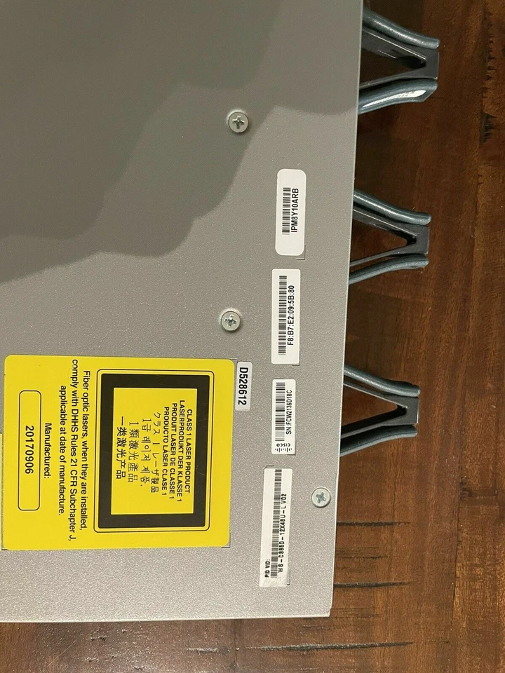 Cisco  WS-C3850-12X48U-L Switch 48 Port Gigabit PoE+ 1100W Single Pwr Supply - Image 3 of 4