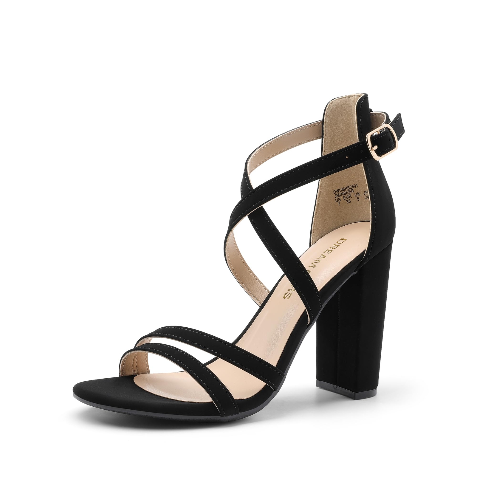 Women’s Chunky Block Heel Sandals for Dancing Wedding Party or Dressy Occasions