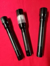 3 Used Flashlight's. No Batteries. 