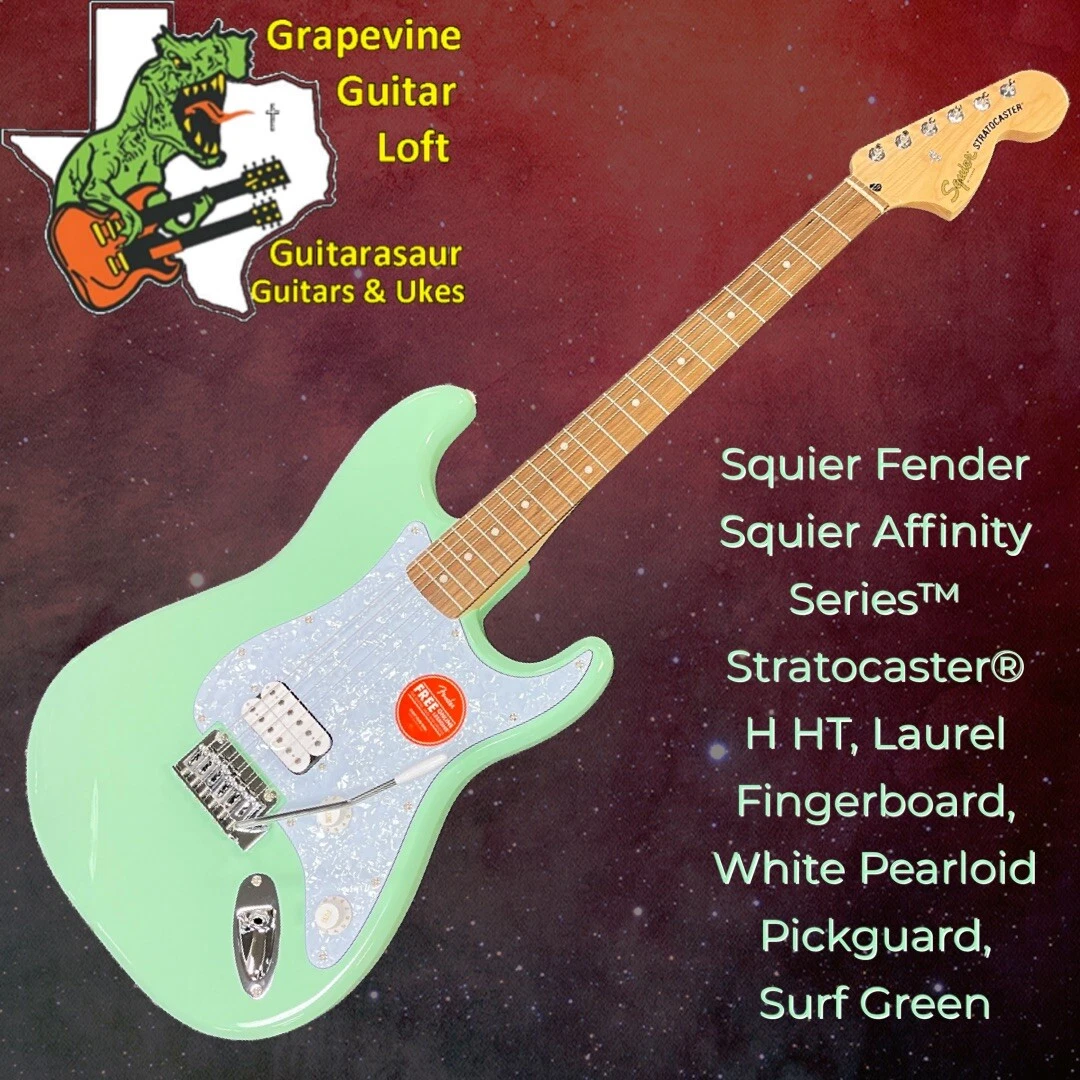 Fender Squier Affinity Strat Surf Green Stratocaster Electric