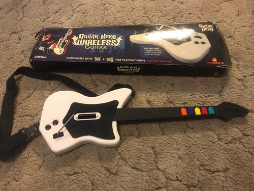 Guitar Hero Guitarra Inalámbrica Para Playstation 2 sin llave de hardware |  eBay