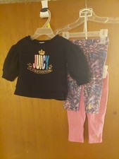 Baby Girl 12 mths Juicy Couture Sweatshirt Pants Set