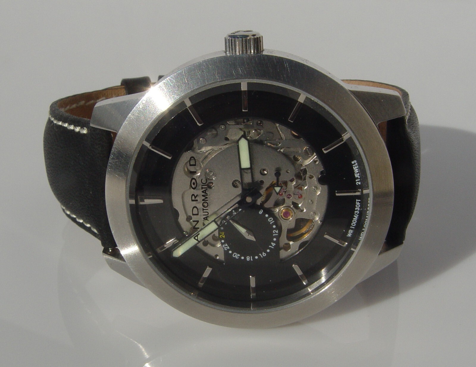 Vintage Android AD412 Skeleton automatic Watch   … - image 5