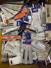 10x Stichs&auml;gebl&auml;tter U-Schaft S&auml;gebl&auml;tter Set Stichs&auml;ge Holz PVC und Metall TOP