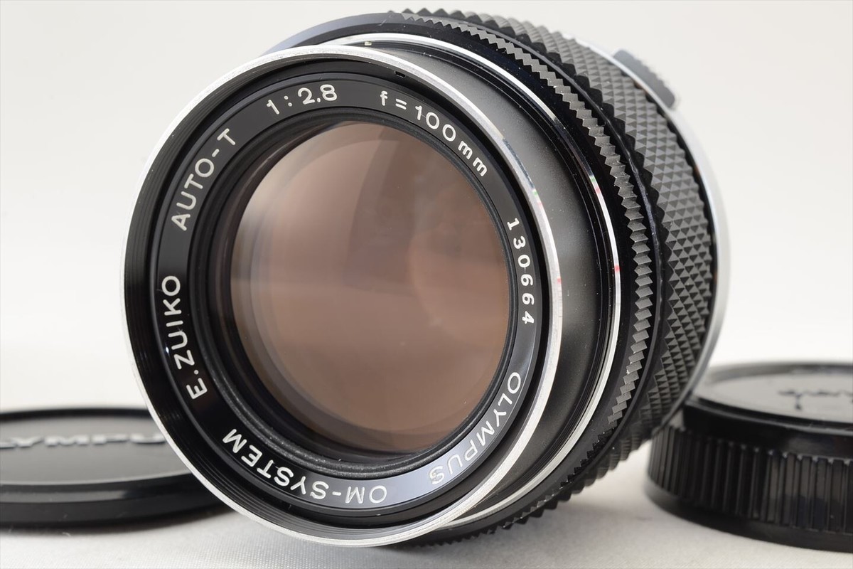 OLYMPUS E-ZUIKO 100mm 1:2.8 レンズ Near Mint] Olympus E.Zuiko 100mm F/2.8 Auto-T OM-System MF