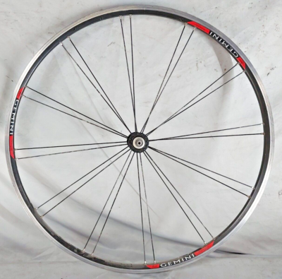 Forte Gemini 700c Front Racing Road Wheel 100mm 24S PV Black Fast