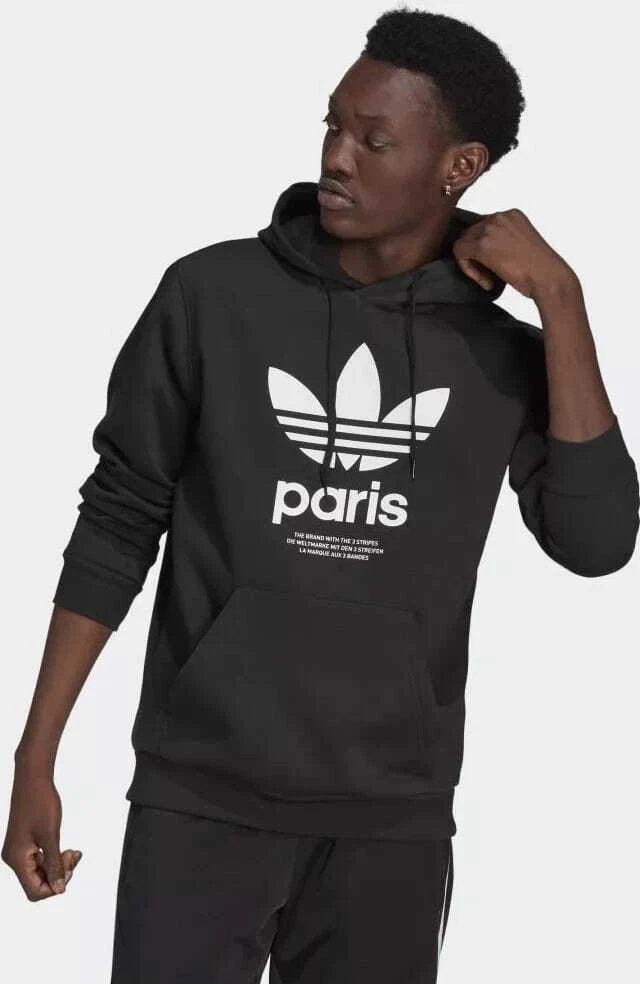 Adidas Paris Sity Hoodie-Sweatshirt für Herren mit Kapuze H45970 | eBay