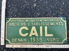 Waggonschild 1938 Denain Portofrei