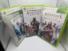Assassin's Creed, Assassin's Creed 2, AC Brotherhood - Microsoft Xbox 360