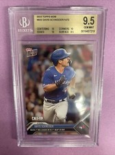 2023 Topps Now Davis Schneider 655 CALL-UP 1st HR/1st AT-BAT PR/1472 BGS 9.5 R13