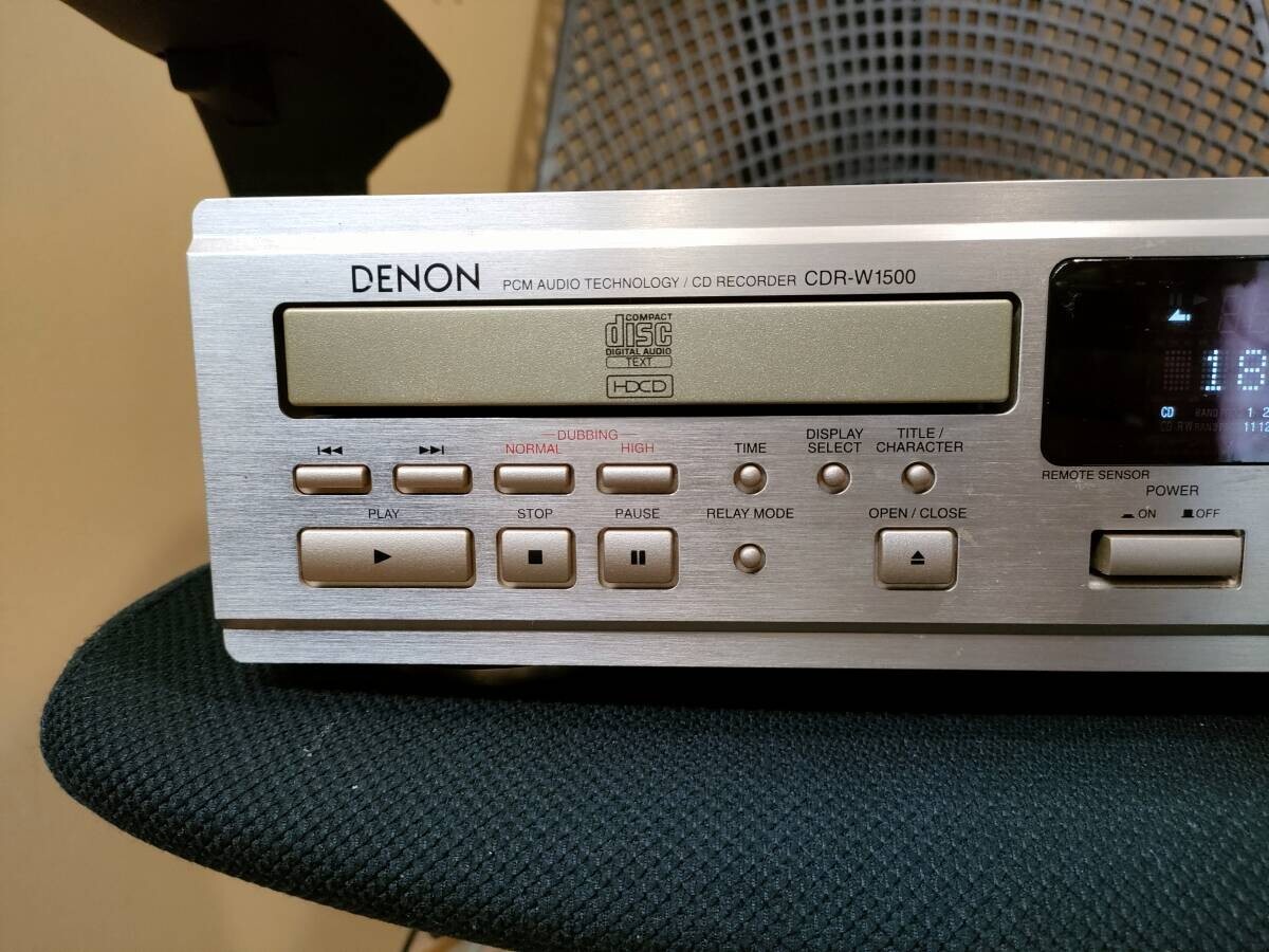 DENON CDR-W1500 CDレコーダー デノン 1